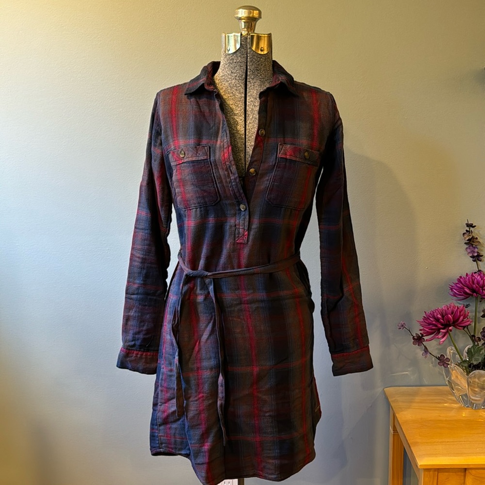 Eddie Bauer Plaid Shirt Dress